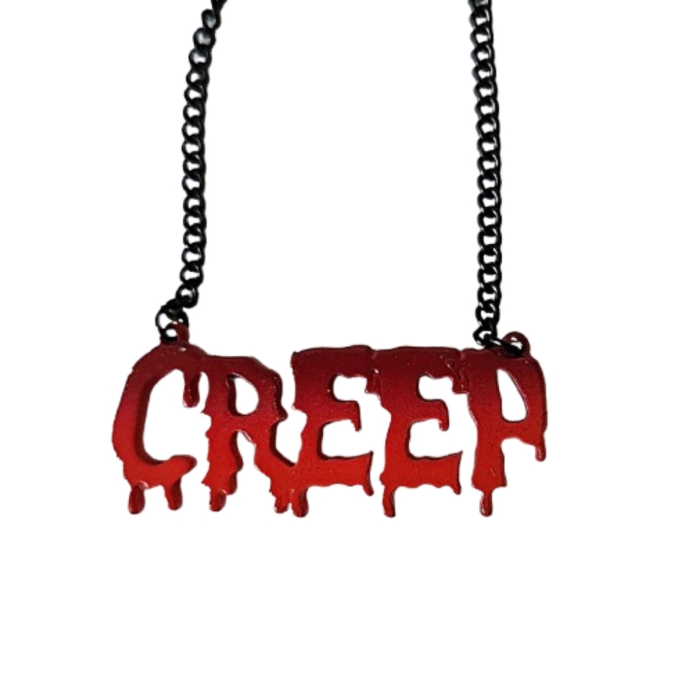 3for$19 Hot Topic Creep Pendant Gothic Necklace